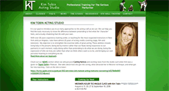 Desktop Screenshot of kimtobinactingstudio.com